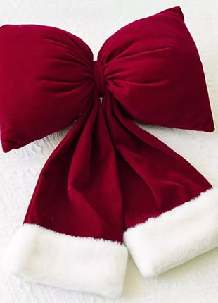 Christmas Velvet Bow Hanging Ornament - MimiStylez