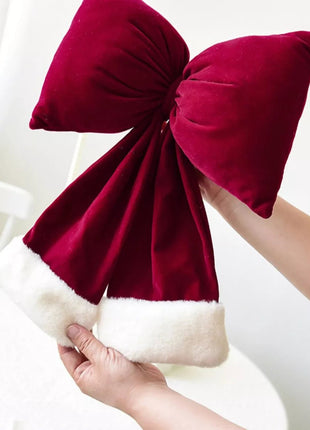 Christmas Velvet Bow Hanging Ornament - MimiStylez