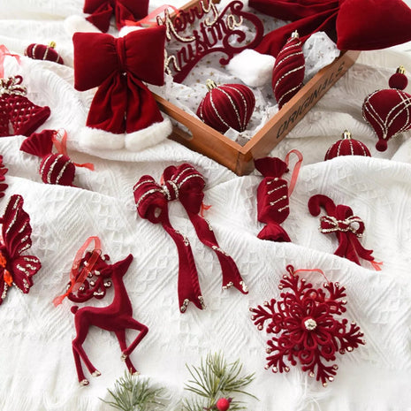 Christmas Velvet Hanging Ornament - MimiStylez