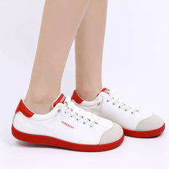 Contrast Lace Up Sneakers - MimiStylez