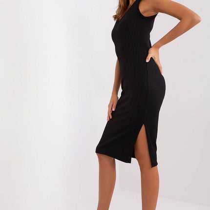 Two-Piece Casual Set with Heart Neckline Blouse and Midi Dress - MimiStylez