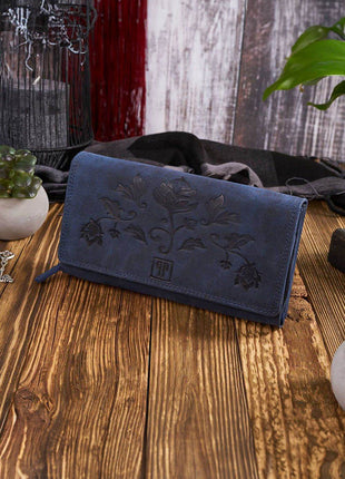 Vintage Floral RFID Women's Wallet with Detachable Organizer - MimiStylez