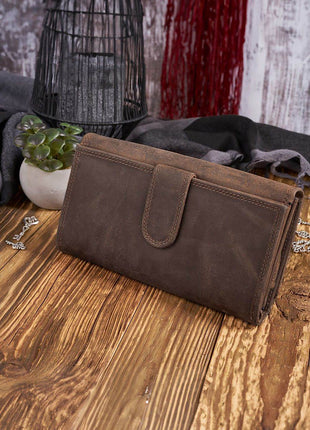 Vintage Floral RFID Women's Wallet with Detachable Organizer - MimiStylez