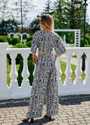 Tiered Blouse – Adjustable Front Tie & Short Sleeves for Summer - MimiStylez