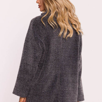 Oversized Teddy Bear Coat with Decorative Snap & Front Pockets – Fully Lined - MimiStylez