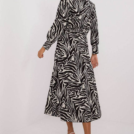 Women's Animal-Print Blouse & Skirt Set — Elegant Everyday Comfort - MimiStylez
