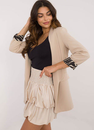 Elegant Ruffled Mini Skirt with Wide Elastic Waistband - MimiStylez