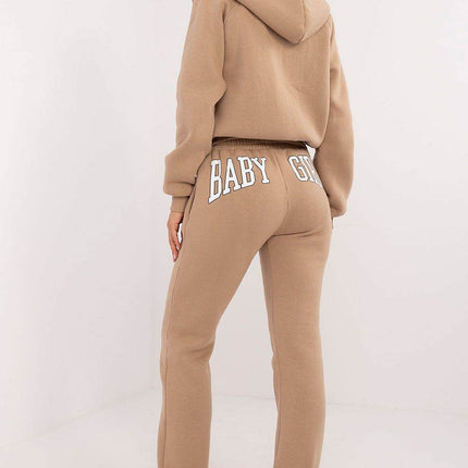 3-Piece Cotton Tracksuit Set – Hooded Zip Sweatshirt, Strapless T-Shirt & High-Waisted Joggers - MimiStylez