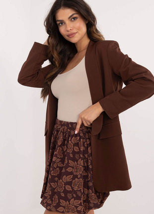 Floral Mini Bomber Skirt with Elastic Waistband - MimiStylez