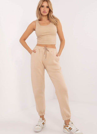 Women's 3-Piece Cotton Tracksuit Set – T-Shirt, Hoodie & High-Waisted Joggers - MimiStylez