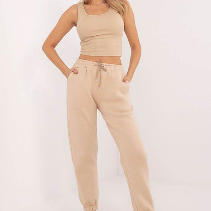 Women's 3-Piece Cotton Tracksuit Set – T-Shirt, Hoodie & High-Waisted Joggers - MimiStylez