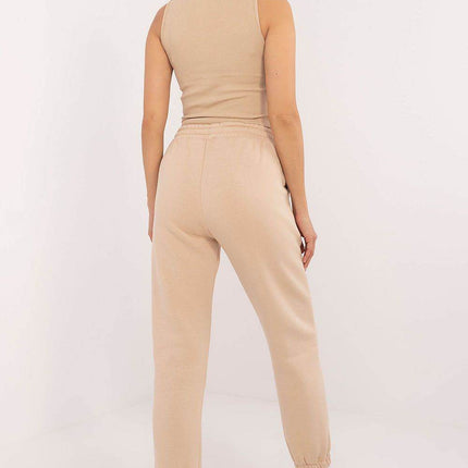 Women's 3-Piece Cotton Tracksuit Set – T-Shirt, Hoodie & High-Waisted Joggers - MimiStylez