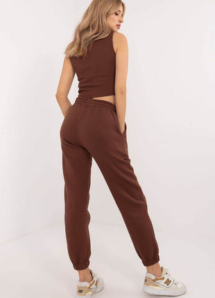 Women's 3-Piece Cotton Tracksuit Set – T-Shirt, Hoodie & High-Waisted Joggers - MimiStylez