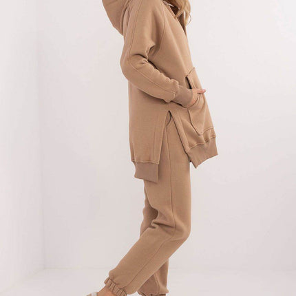 Women's 3-Piece Cotton Tracksuit Set – T-Shirt, Hoodie & High-Waisted Joggers - MimiStylez