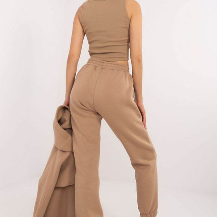 Women's 3-Piece Cotton Tracksuit Set – T-Shirt, Hoodie & High-Waisted Joggers - MimiStylez