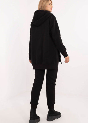 Everyday Cotton-Blend Tracksuit – Hooded Zip Sweatshirt & Ribbed Cuff Pants - MimiStylez