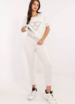 Insulated Women's Cotton Sweatshirt & Jogger Set - MimiStylez