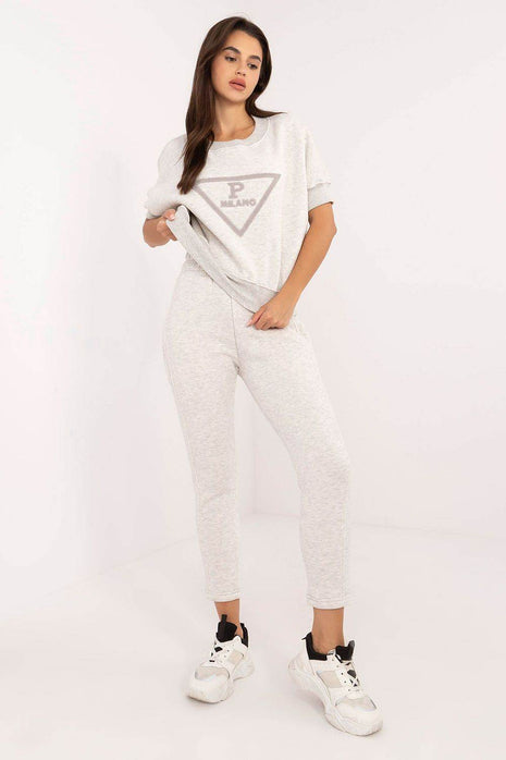 Insulated Women's Cotton Sweatshirt & Jogger Set - MimiStylez