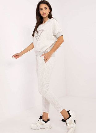 Insulated Women's Cotton Sweatshirt & Jogger Set - MimiStylez