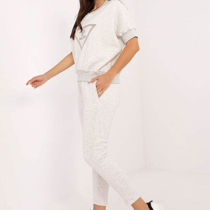 Insulated Women's Cotton Sweatshirt & Jogger Set - MimiStylez