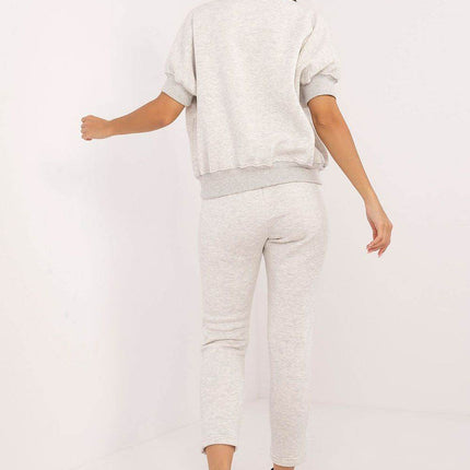 Insulated Women's Cotton Sweatshirt & Jogger Set - MimiStylez