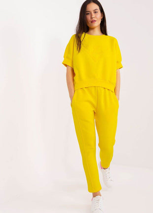 Insulated Women's Cotton Sweatshirt & Jogger Set - MimiStylez