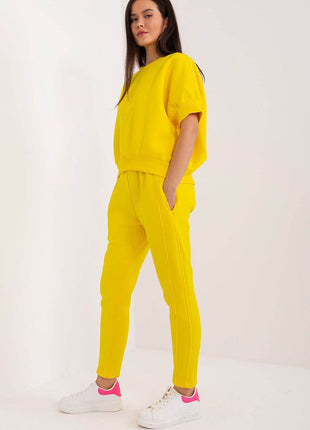 Insulated Women's Cotton Sweatshirt & Jogger Set - MimiStylez