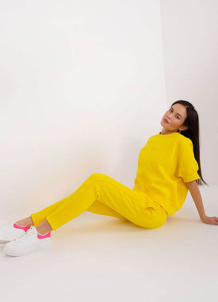 Insulated Women's Cotton Sweatshirt & Jogger Set - MimiStylez