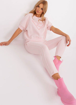 Insulated Women's Cotton Sweatshirt & Jogger Set - MimiStylez