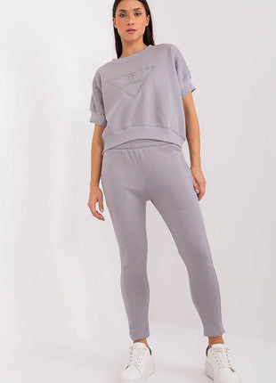 Insulated Women's Cotton Sweatshirt & Jogger Set - MimiStylez