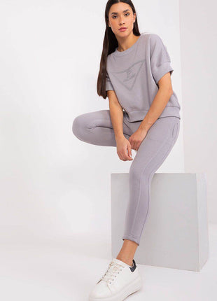 Insulated Women's Cotton Sweatshirt & Jogger Set - MimiStylez
