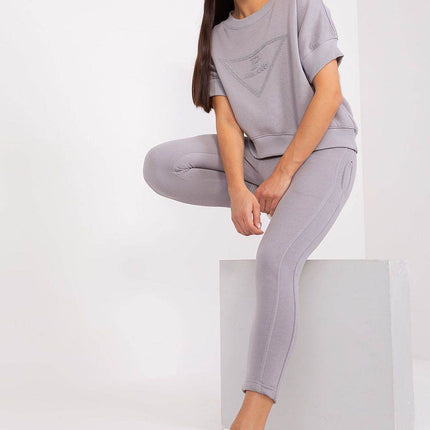 Insulated Women's Cotton Sweatshirt & Jogger Set - MimiStylez