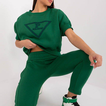 Insulated Women's Cotton Sweatshirt & Jogger Set - MimiStylez