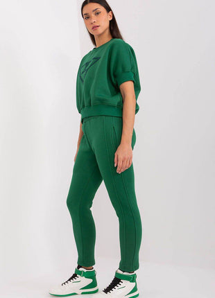 Insulated Women's Cotton Sweatshirt & Jogger Set - MimiStylez