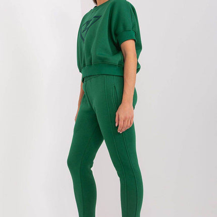 Insulated Women's Cotton Sweatshirt & Jogger Set - MimiStylez