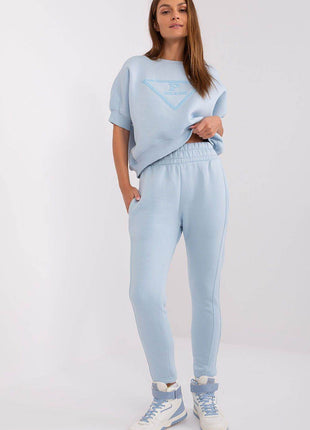 Insulated Women's Cotton Sweatshirt & Jogger Set - MimiStylez