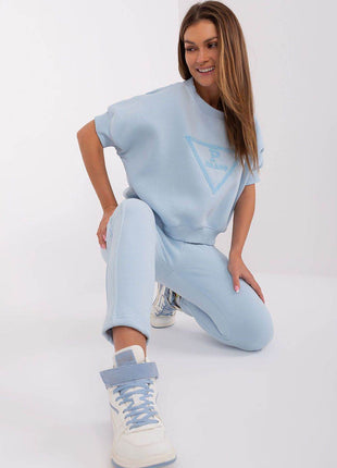 Insulated Women's Cotton Sweatshirt & Jogger Set - MimiStylez