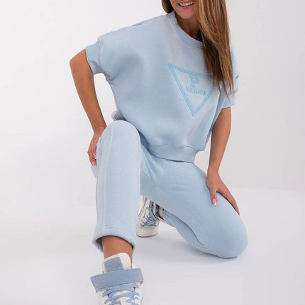 Insulated Women's Cotton Sweatshirt & Jogger Set - MimiStylez