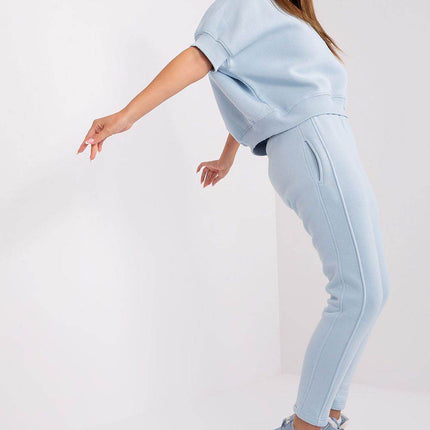 Insulated Women's Cotton Sweatshirt & Jogger Set - MimiStylez