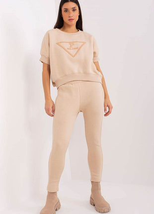 Insulated Women's Cotton Sweatshirt & Jogger Set - MimiStylez