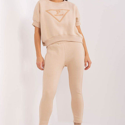 Insulated Women's Cotton Sweatshirt & Jogger Set - MimiStylez