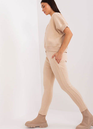 Insulated Women's Cotton Sweatshirt & Jogger Set - MimiStylez