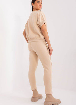 Insulated Women's Cotton Sweatshirt & Jogger Set - MimiStylez