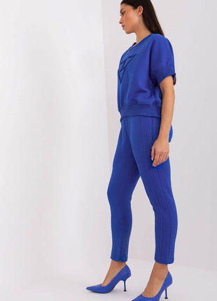 Insulated Women's Cotton Sweatshirt & Jogger Set - MimiStylez