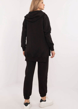 Women's 3-Piece Cotton Tracksuit Set – T-Shirt, Hoodie & High-Waisted Joggers - MimiStylez