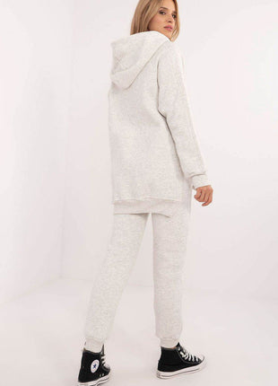 Everyday Cotton-Blend Tracksuit – Hooded Zip Sweatshirt & Ribbed Cuff Pants - MimiStylez