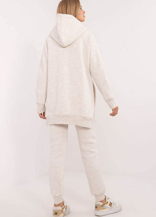 Everyday Cotton-Blend Tracksuit – Hooded Zip Sweatshirt & Ribbed Cuff Pants - MimiStylez