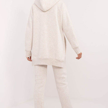 Everyday Cotton-Blend Tracksuit – Hooded Zip Sweatshirt & Ribbed Cuff Pants - MimiStylez