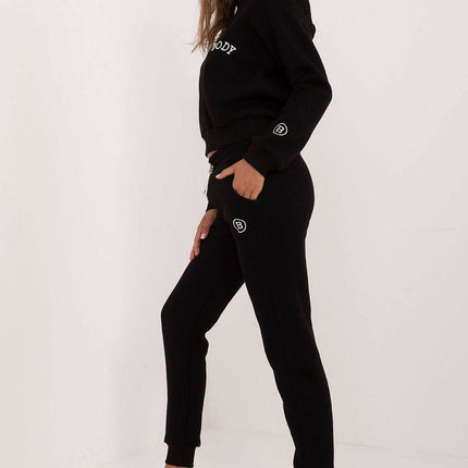 Women's Insulated Sweatshirt & Jogger Set – Melange Pattern & Hooded Top - MimiStylez