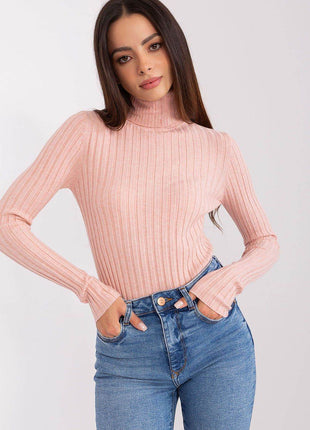 Ribbed Viscose Turtleneck Sweater - MimiStylez